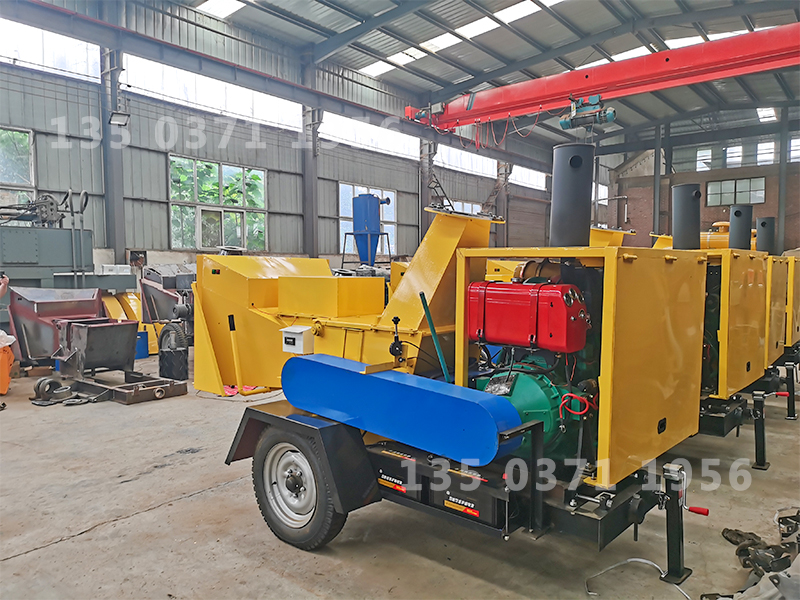 通化市雙缸柴油樹枝粉碎機